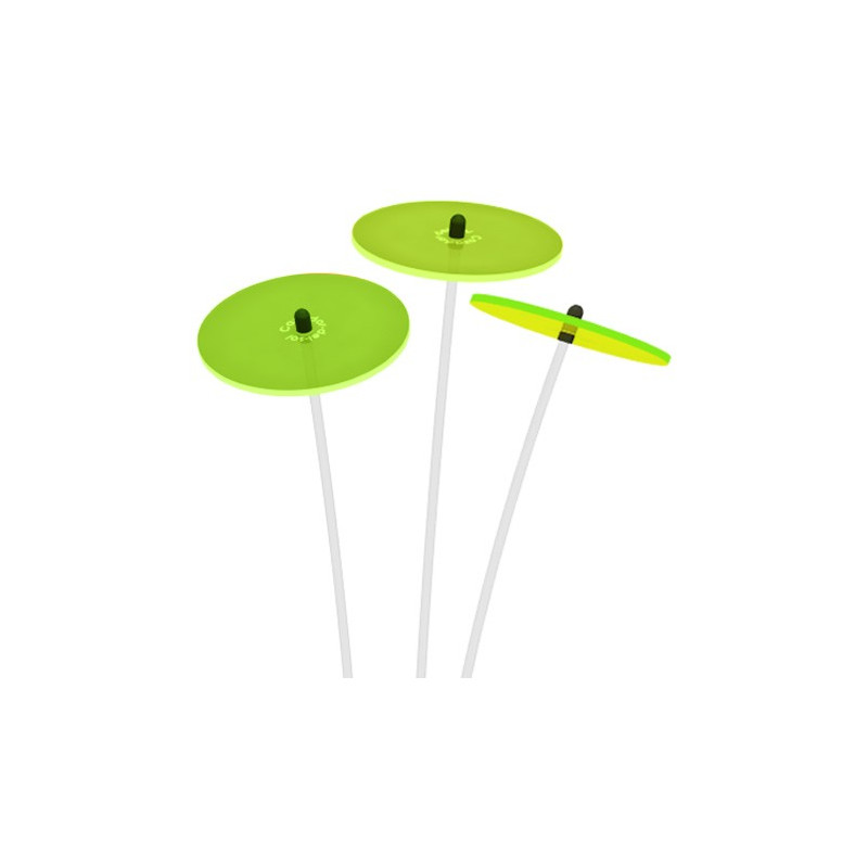 Lot de 3 Petites Fleurs de Soleil (Vert)