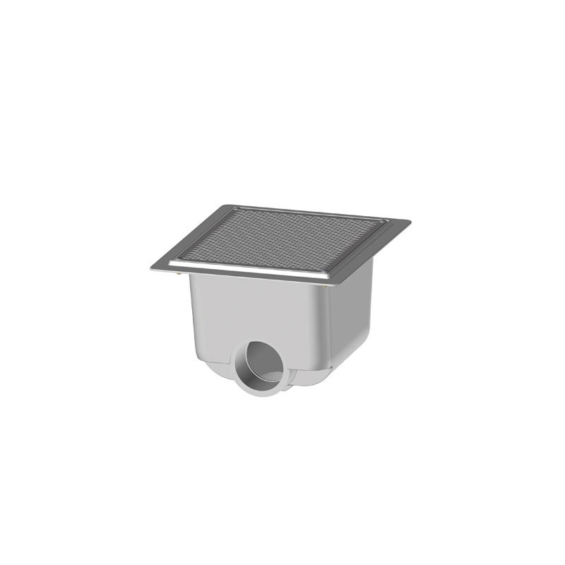 Bonde de fond 500x500mm sortie 110mm pour Liner