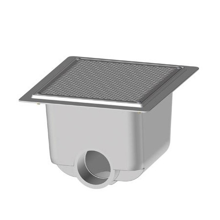 Bonde de fond 500x500mm sortie 110mm pour Liner