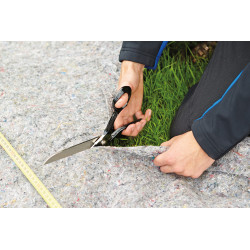 Feutre de sécurité gris 400g/m2 en 2m de large prix au m²