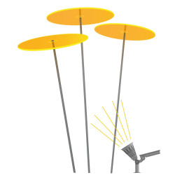 Spot solaire Led lumière noire spécial Cazador Del Sol 