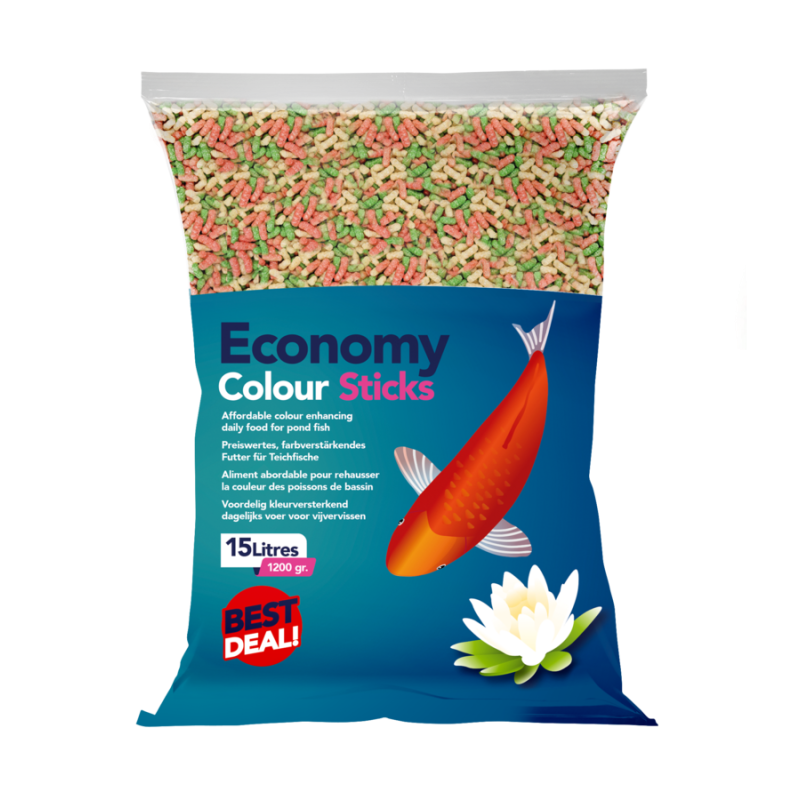 ECONOMY COULEUR STICKS SAC 15 LITRES