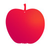 Pomme à suspendre « Gala » Rouge