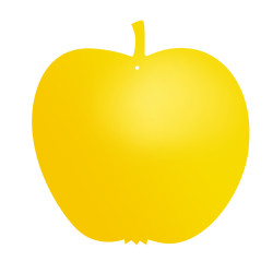 Pomme à suspendre « Gala » Jaune