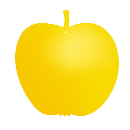 Pomme à suspendre « Gala » Jaune