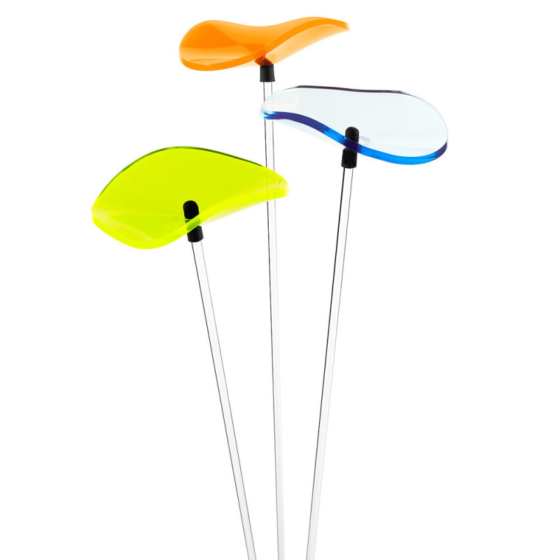 Lot de 3 Petites Fleurs de Soleil Lucille (lemon, orange, bleu)