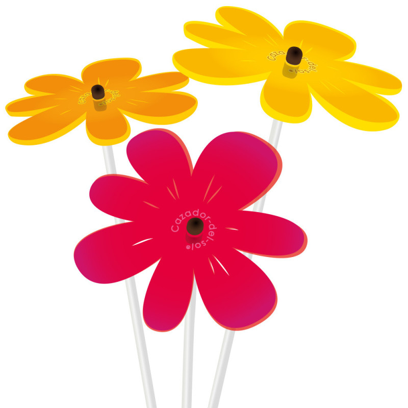 Bouquet de soleil Nea Orange Jaune Rouge