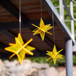 Petite étoile Estrella 3D Jaune