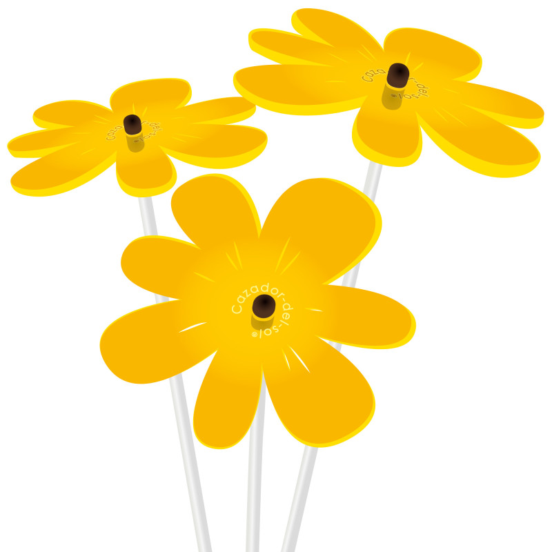 Bouquet de soleil Nea Jaune x 3