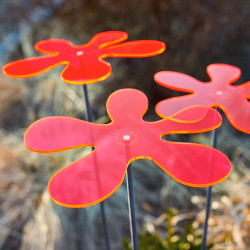 Fleur de soleil Lotta Medio rouge