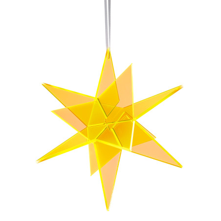 Grande étoile Estrella 3D Jaune