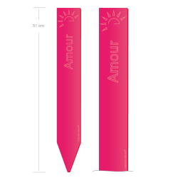 Petite Stèle Rouge « Amour »