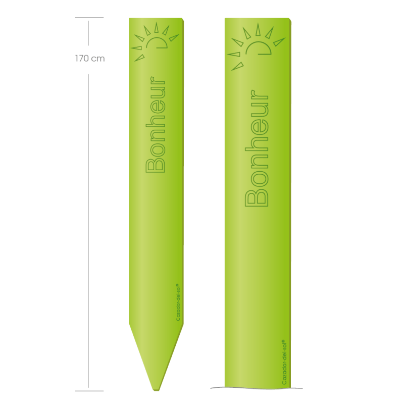 Grande Stèle Verte « Bonheur »