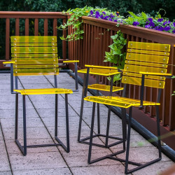 sunart® dialogue ensemble de meubles lumineux Jaune