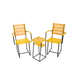 sunart® dialogue ensemble de meubles lumineux Jaune