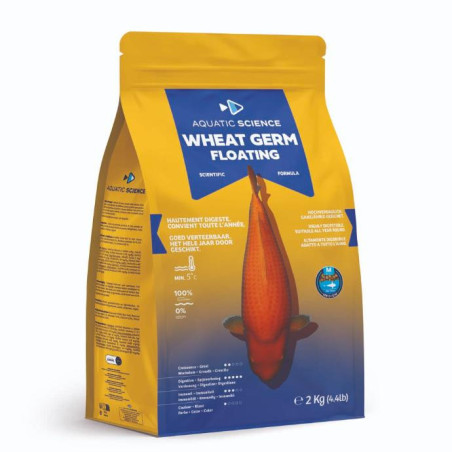 Aquatic Science Wheat Germ Floating MEDIUM 2kg
