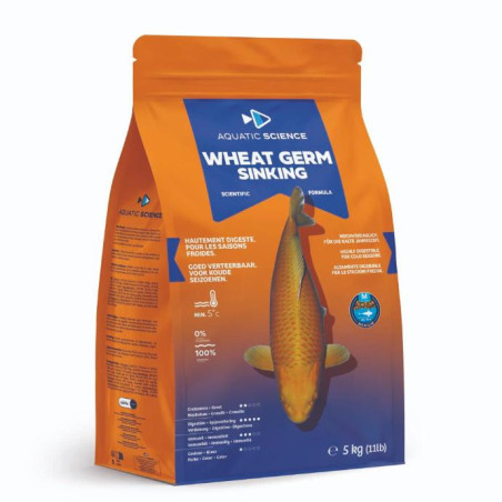 Aquatic Science Wheat Germ Sinking LARGE 5kg