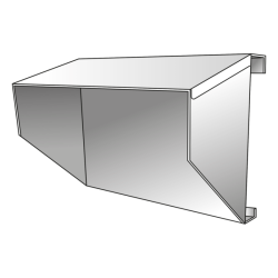 Couvercle de protection pour module de contrôle (Alu)