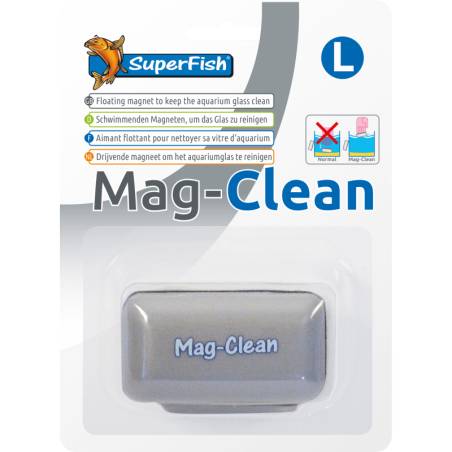 Aimant pour nettoyer les vitres de bassin SuperFish Mag Clean L