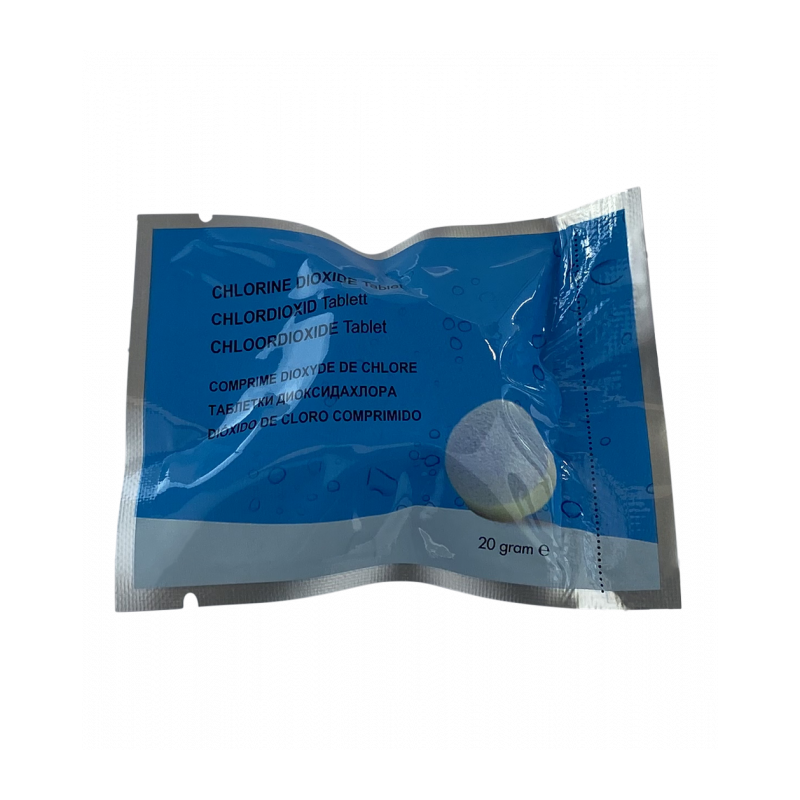 SuperTab - Chloordioxide - 300 x 20gr - 10% emballé en piece