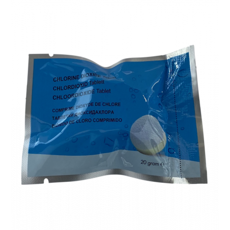 SuperTab - Chloordioxide - 300 x 20gr - 10% emballé en piece
