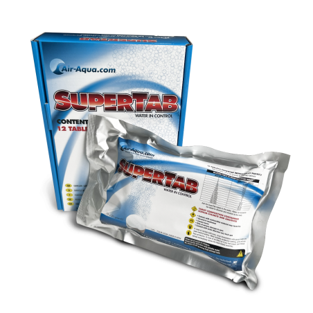 SuperTab - Dioxyde de chlore - 12 Tabs x 20 gramme - 10%