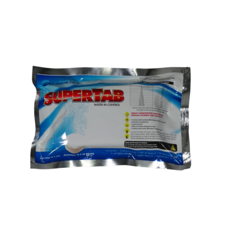 SuperTab - Dioxyde de chlore - 25x12 (300) comprimés de 20 gr - 10%