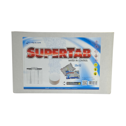 SuperTab - Dioxyde de chlore - 25x12 (300) comprimés de 20 gr - 10%