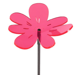 Fleur de soleil Medio Nea ondulée rouge