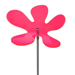 Fleur de soleil Lotta medio ondulée rouge