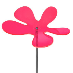 Fleur de soleil Lotta medio ondulée rouge