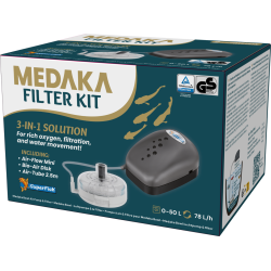 Gardez vos Medaka en bonne santé et l'eau claire avec ce kit filtrant