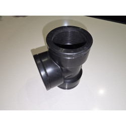 Té Taraudé PP Noir