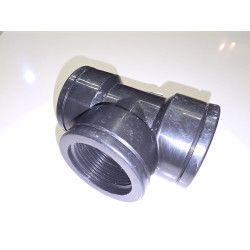 Té Taraudé PP Noir