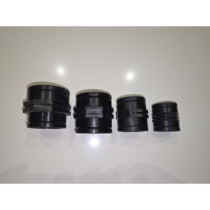 Manchon taraudé PP noir