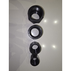 Manchon taraudé PP noir