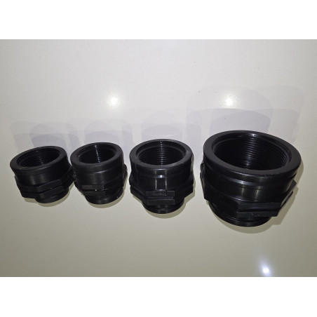 Réduction taraudée PP Noir