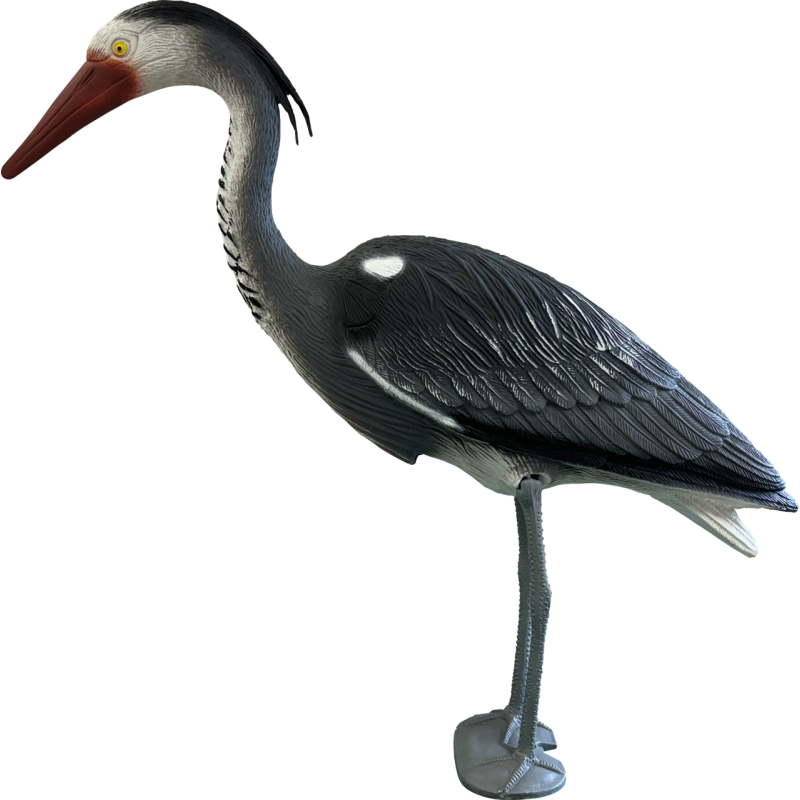 SF DECO BIRD HERON GRIS