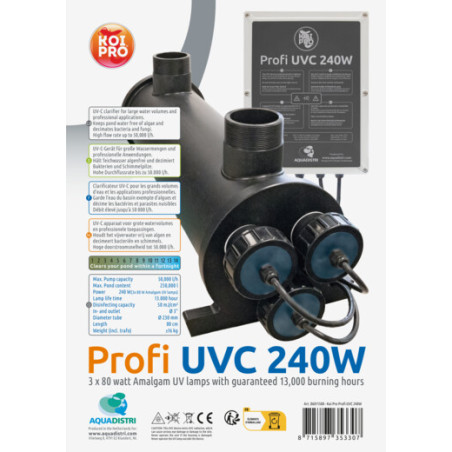 KOI PRO PROFI UVC 240W