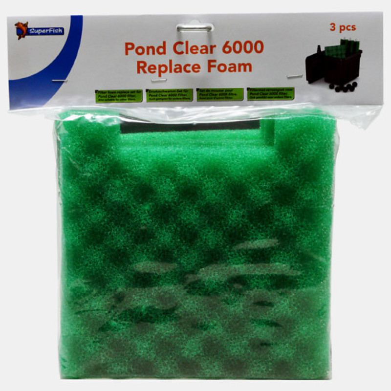 SF PONDCLEAR 6000 MOUSSES 3 Pièce 