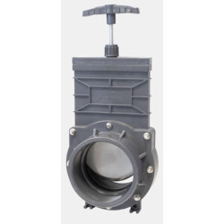 VANNE GUILLOTINE 110 MM A COLLER KOI PRO