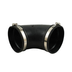 Courbe souple caoutchouc (90°) 110mm