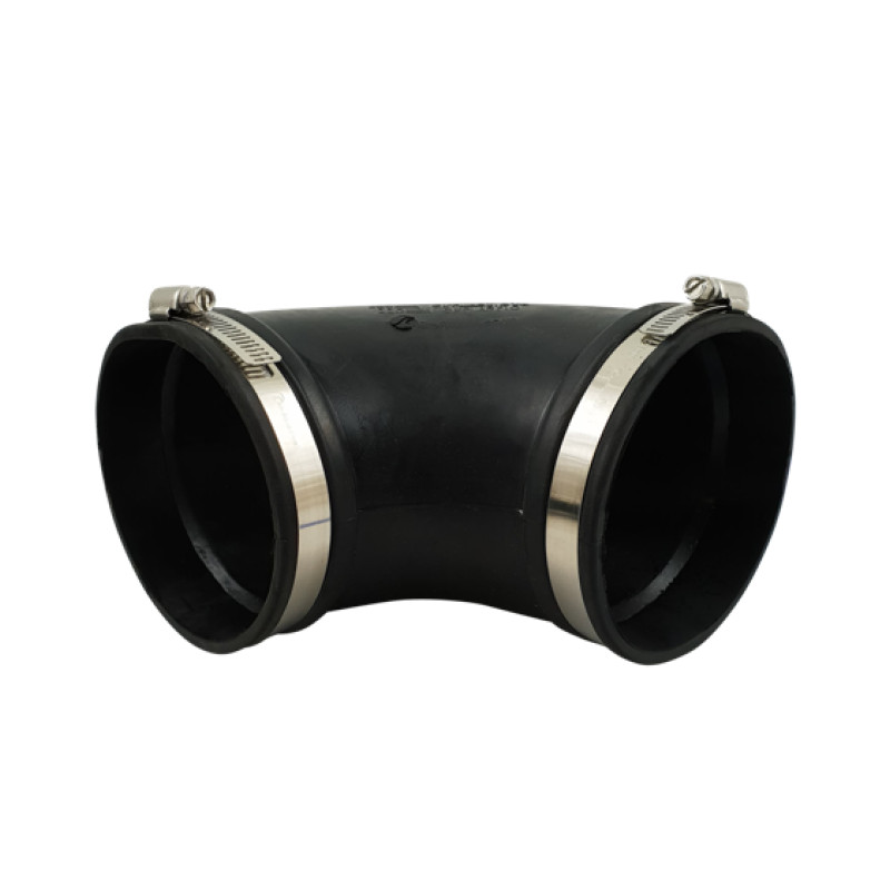 Courbe souple caoutchouc (90°) 110mm