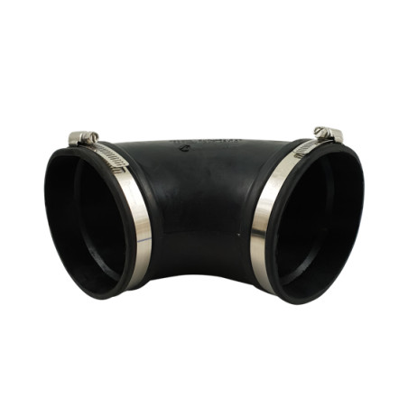 Courbe souple caoutchouc (90°) 110mm