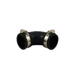 Courbe souple caoutchouc  (90°) 40mm