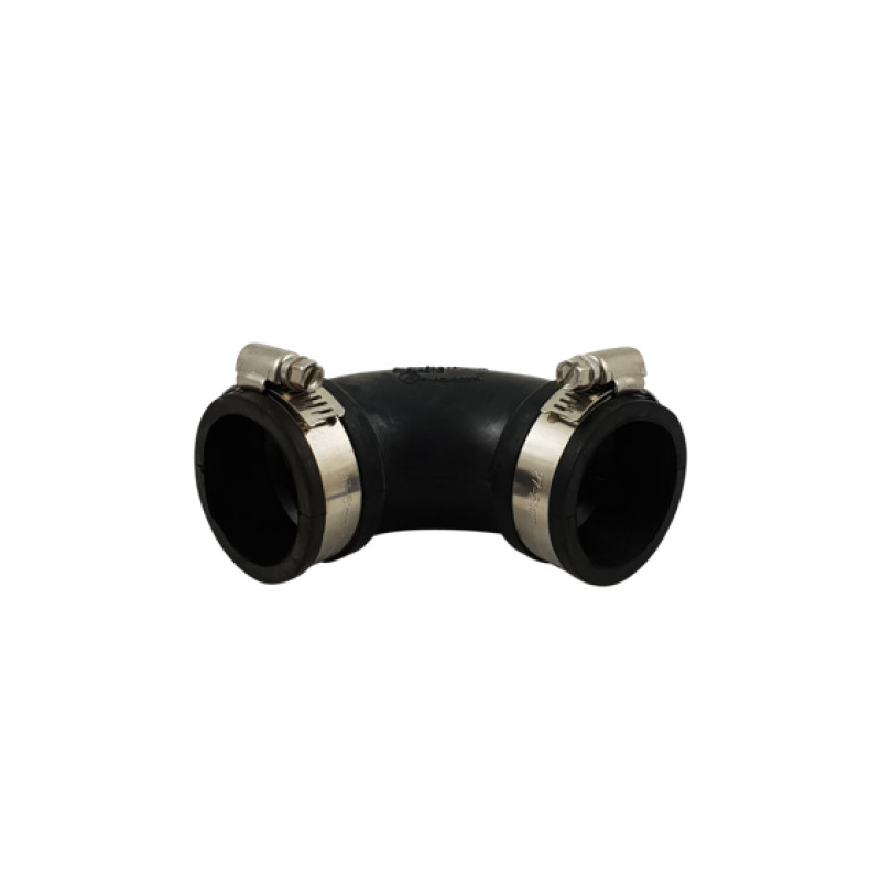 Courbe souple caoutchouc  (90°) 40mm