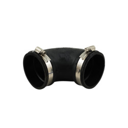 Courbe souple caoutchouc (90°) 75mm