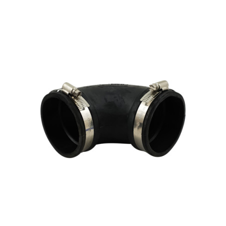 Courbe souple caoutchouc (90°) 75mm