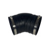 Courbe souple caoutchouc (45°) 110mm