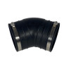 Courbe souple caoutchouc (45°) 125mm